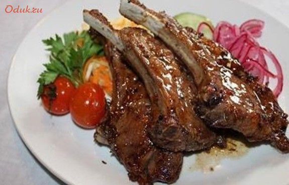 шашлык, ягненка, жир