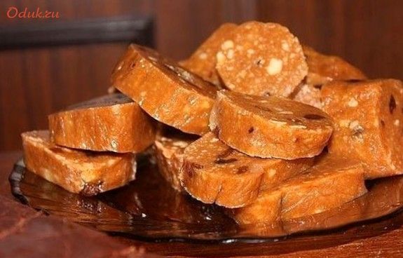 сливочная, колбаска, грецким, кофе сливочная, колбаска, грецким, кофе