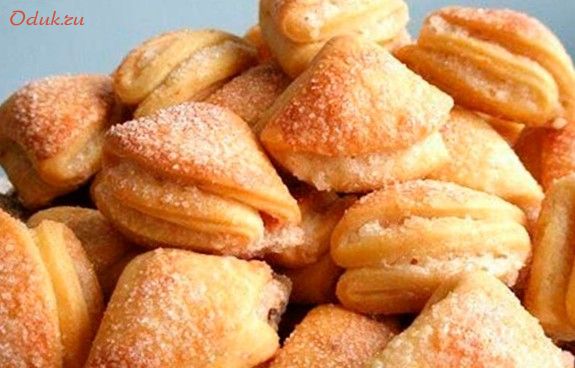 домашнее, печенье, творог