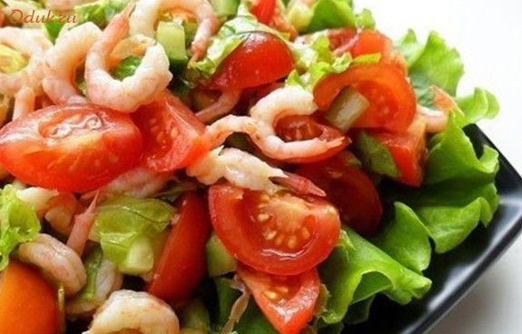 легкий, салат, помидорами