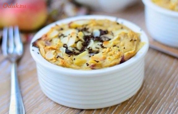 овсяная, запеканка, медом