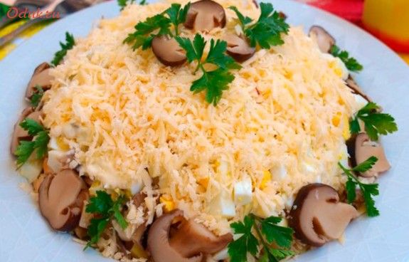 салат, слоеный салат, слоеный