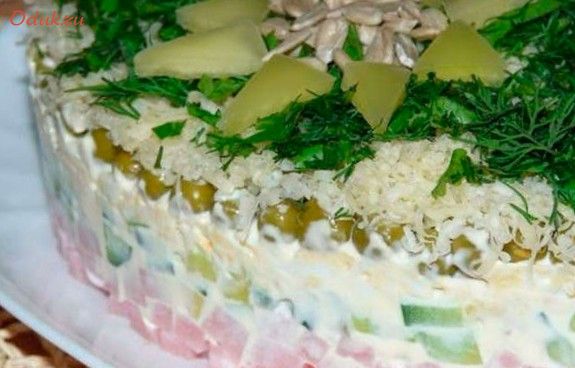 слоеный, салат