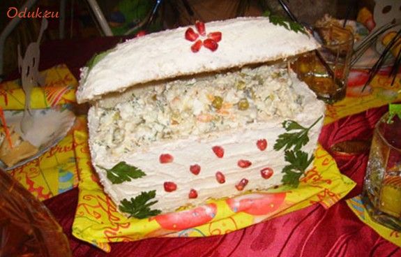 торжественный, салат торжественный, салат