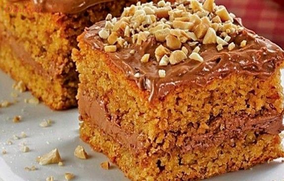 венесуэльский, торт, орехами