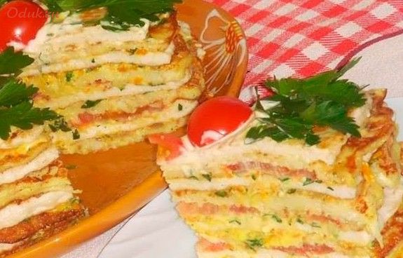 кабачковый, торт