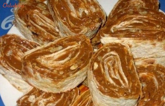 ореховый, десерт, лаваше