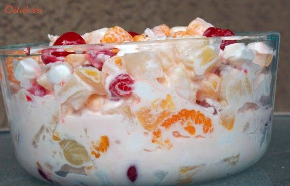 салат, ягод салат, ягод