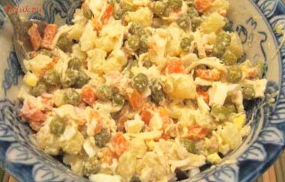 салат, курицы