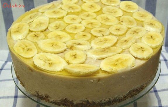 сметанно-банановый, тортик, выпечки