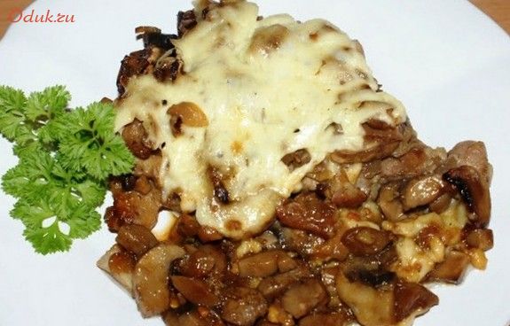 свинина, грибами свинина, грибами