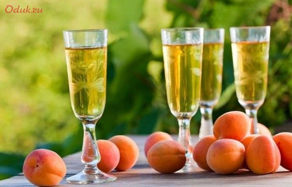 абрикосы, белом, вине абрикосы, белом, вине