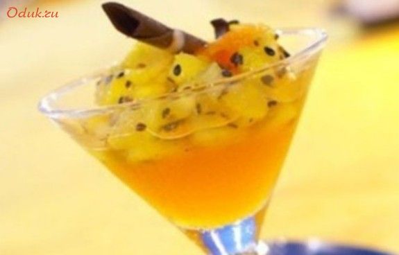 ананасовый, десерт