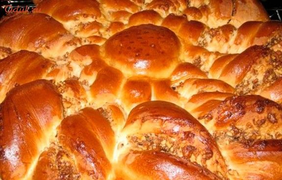 болгарский, пирог, грецким болгарский, пирог, грецким