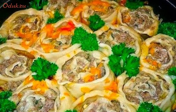 ленивые, мясные, пельмени, свинина