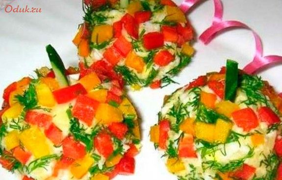 новогодний, салат-гарнир, овощей