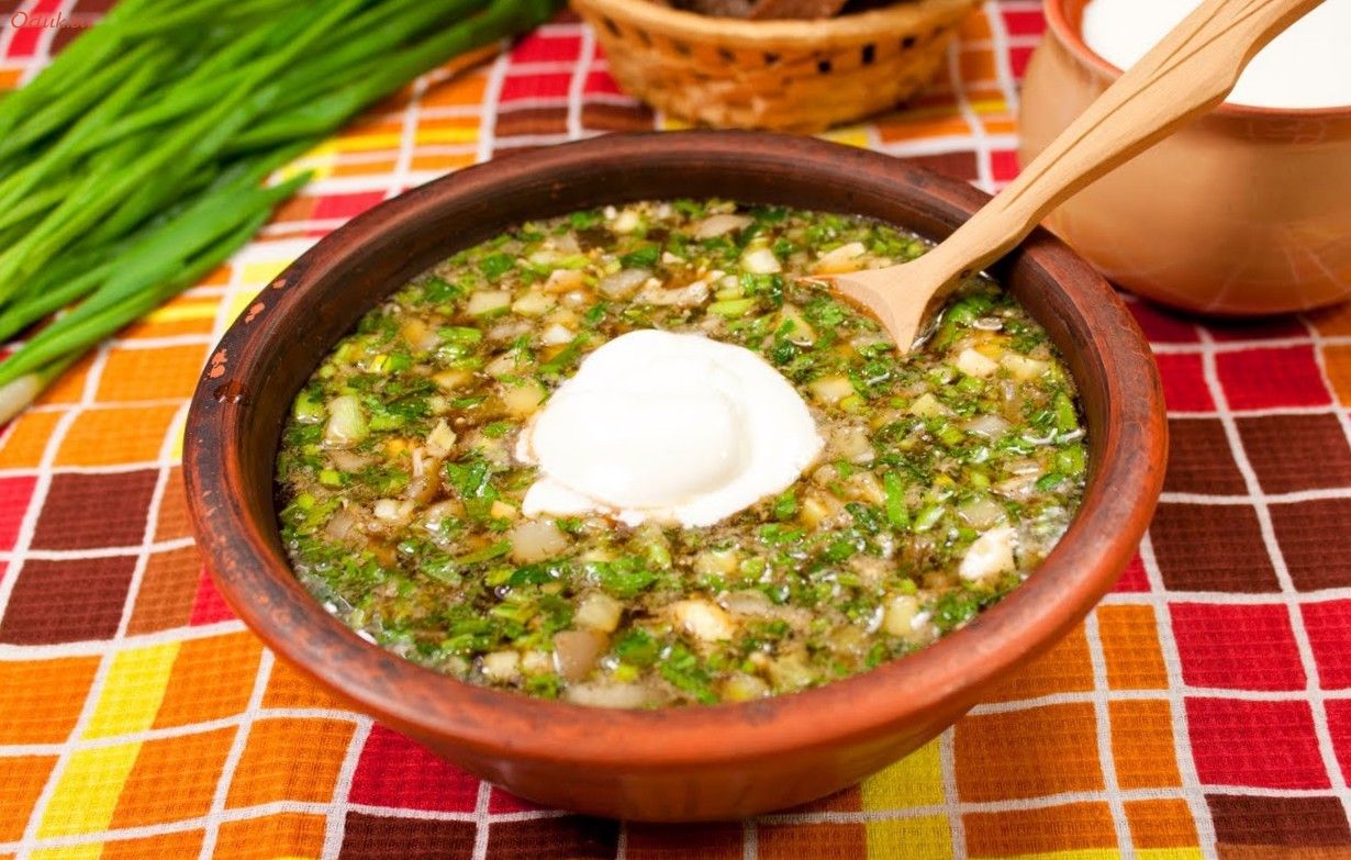 окрошка, мясная, квасе