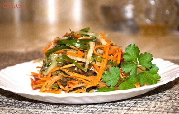 салат, по-корейски салат, по-корейски