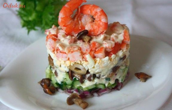 слоеный, салат