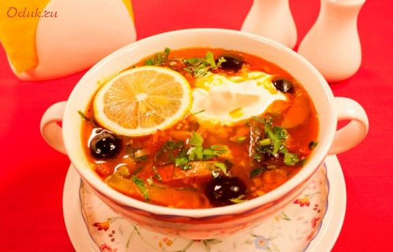 солянка, сборная, мясная
