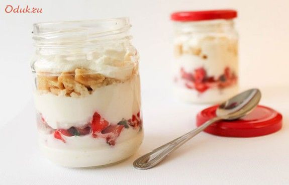 десерт, печеньем