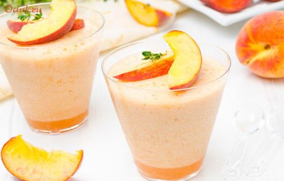 десертный, персиковый, мусс десертный, персиковый, мусс
