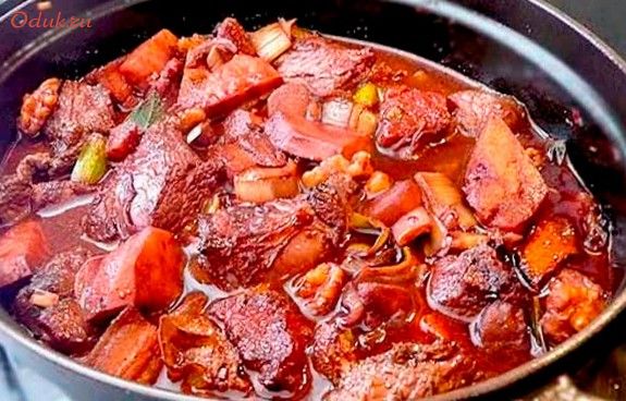 говядина, тушеная, маринад