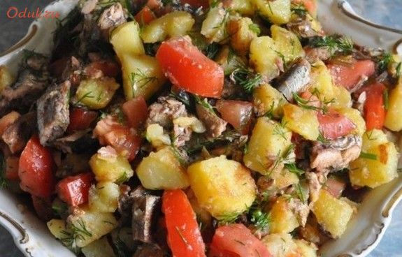 картофельный, салат