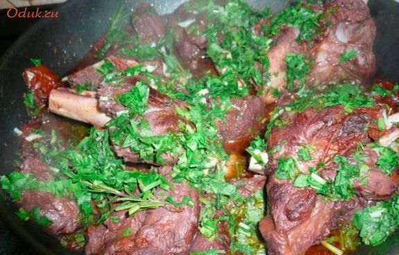 баранина, розмарином