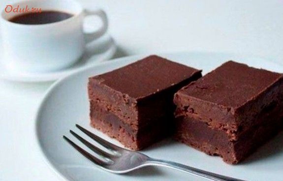 десерт, брауни, кофе