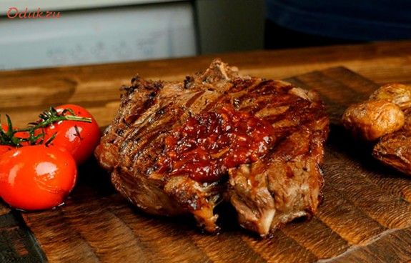 говяжий, стейк, фасолевым говяжий, стейк, фасолевым