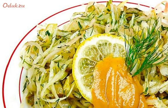 капуста, огурцами, маринад