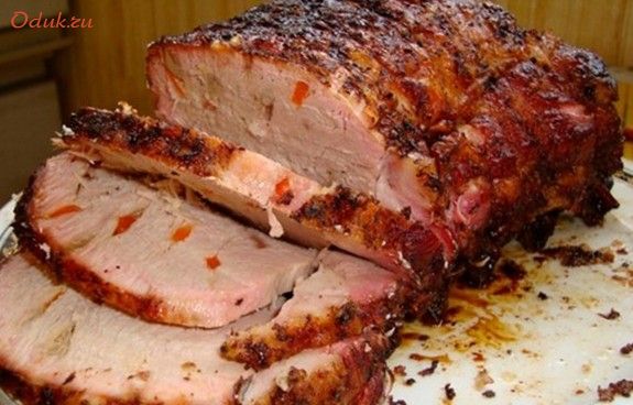 пикантная, буженина, свинины, свинина, маринад