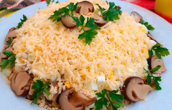 салат, слоеный салат, слоеный