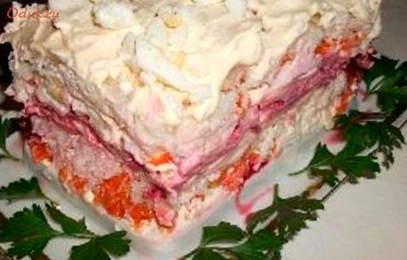 слоеный, салат