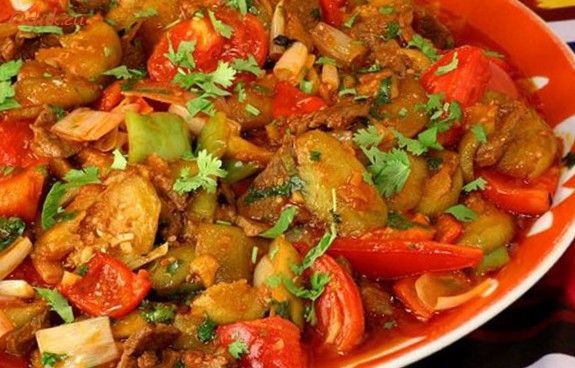 баклажаны, тушеные баклажаны, тушеные