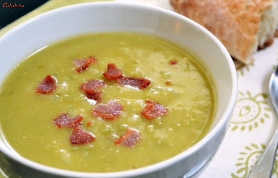 гороховый, беконом, бекон