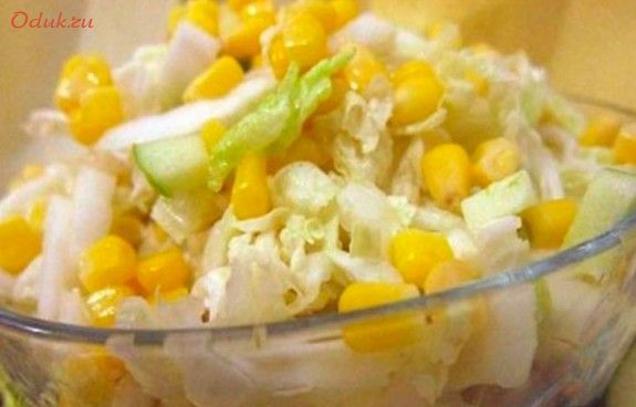 легкий, овощной, салат, капуста