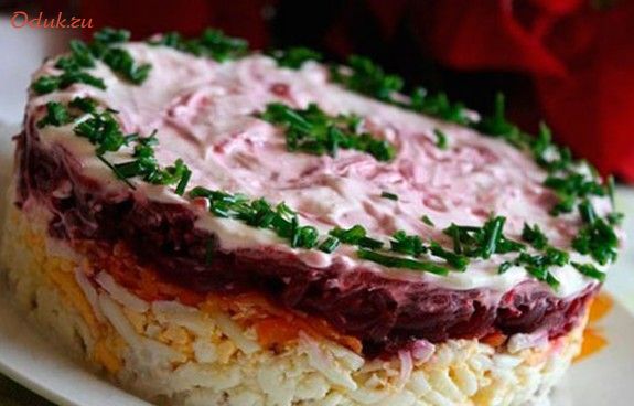 морковно-свекольный, салат