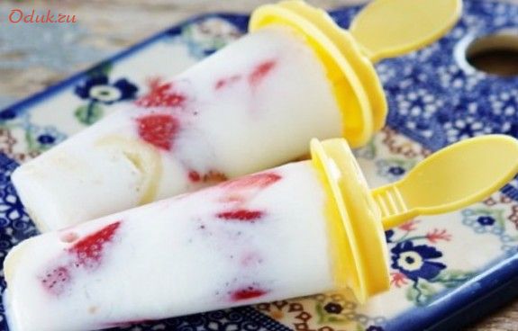 нежное, мороженое, киви