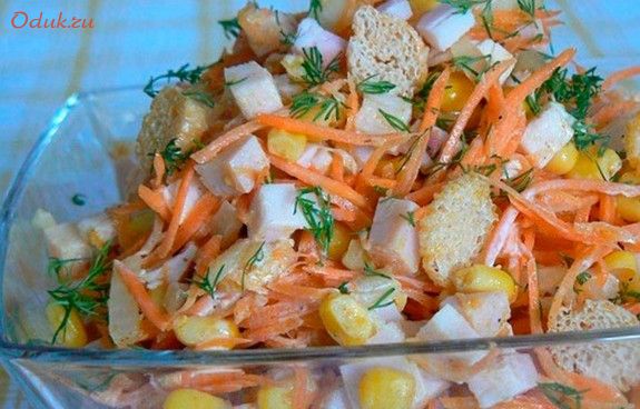 салат, карусель, корейской