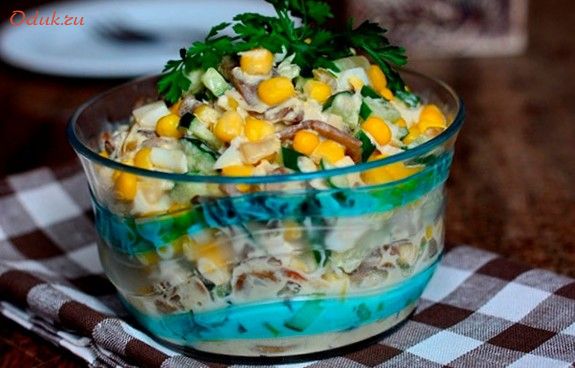 салат, зодиак, кукурузой