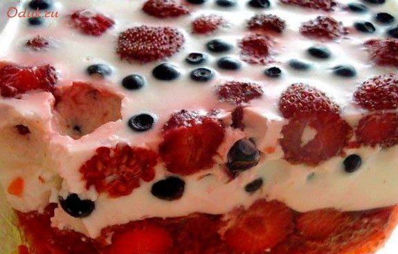 сметанный, десерт-желе, киви