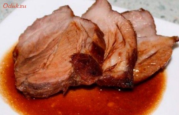 свинина, глазури, меда