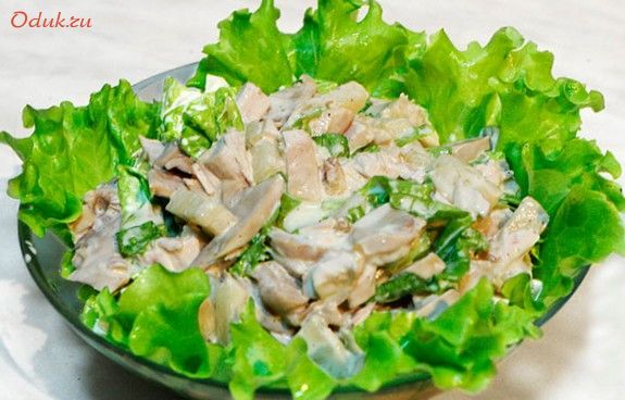 легкий, куриный, салат