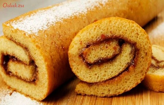 рулет, джемом