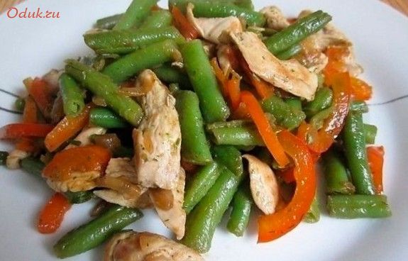 салат, курицы, стручков салат, курицы, стручков