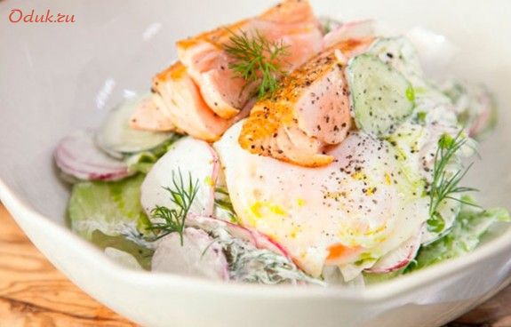 салат, леди, сметаной салат, леди, сметаной