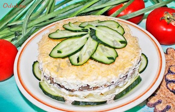 салат, венецианский, курицы салат, венецианский, курицы