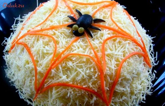 слоеный, салат слоеный, салат